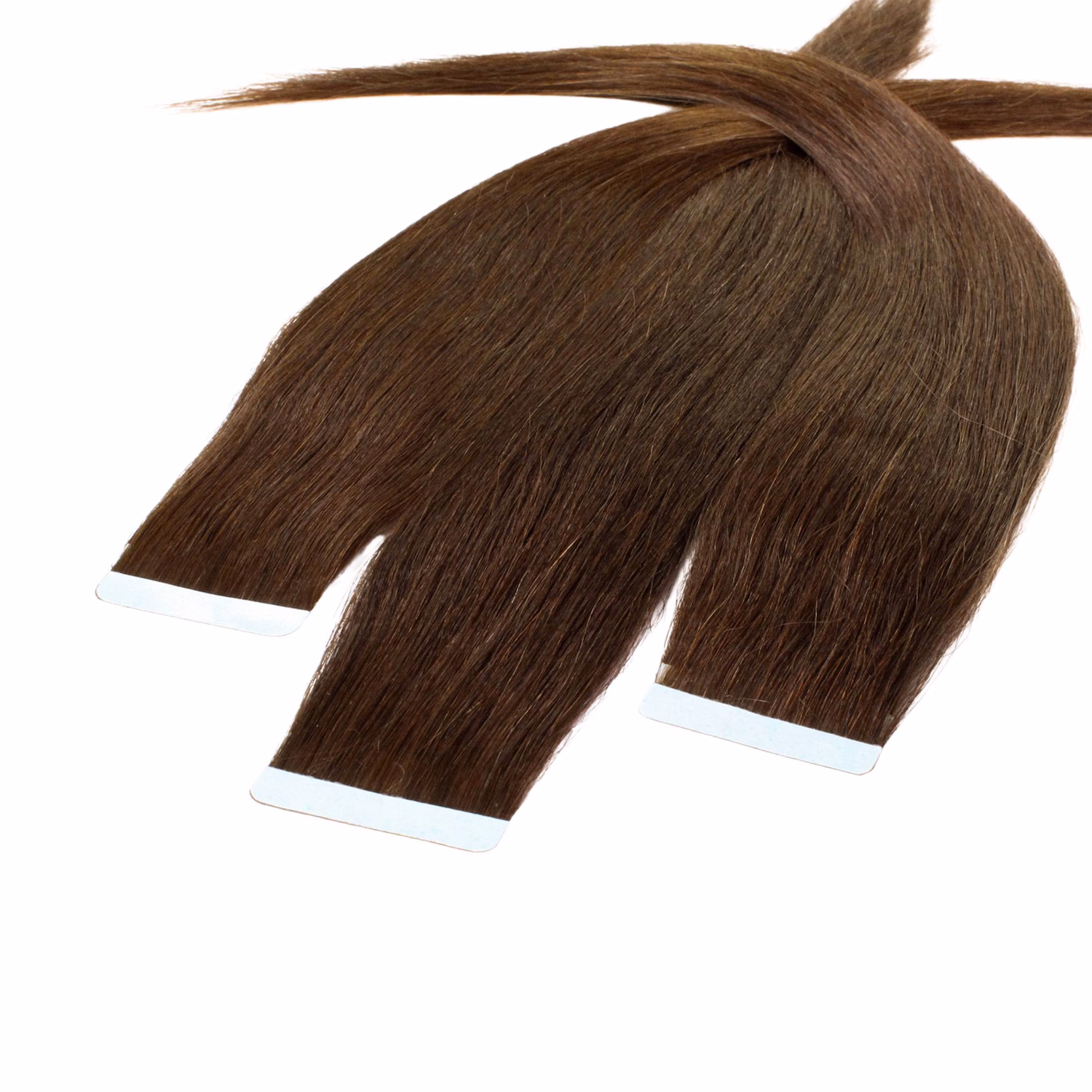 Tape Extensions Echthaar #6/3 Dunkelblond Gold