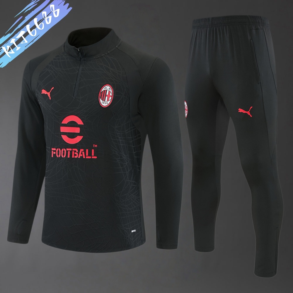 2026/2027 AC Milan  Half Pull Training Uniform (adult Kids Kit)