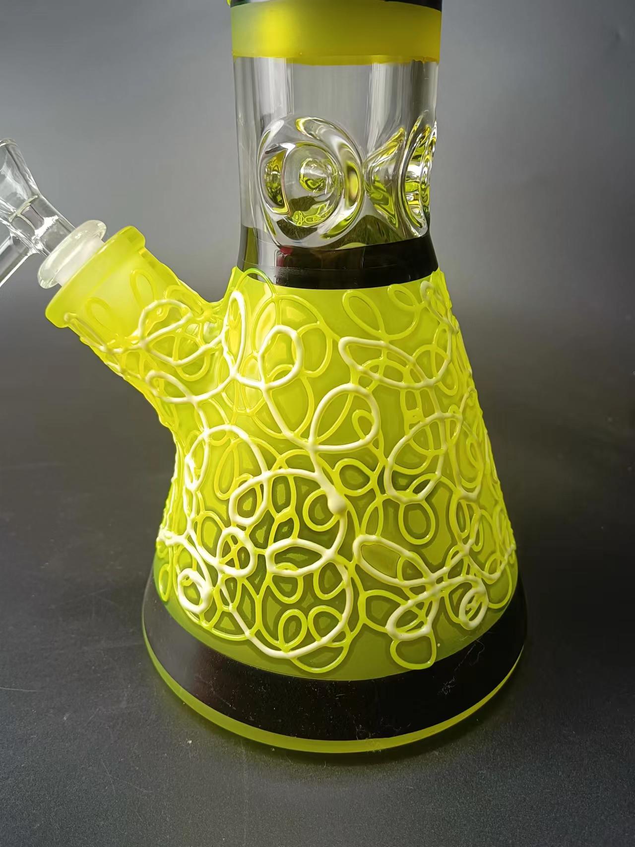 20 Swirl Glass Beaker Bong