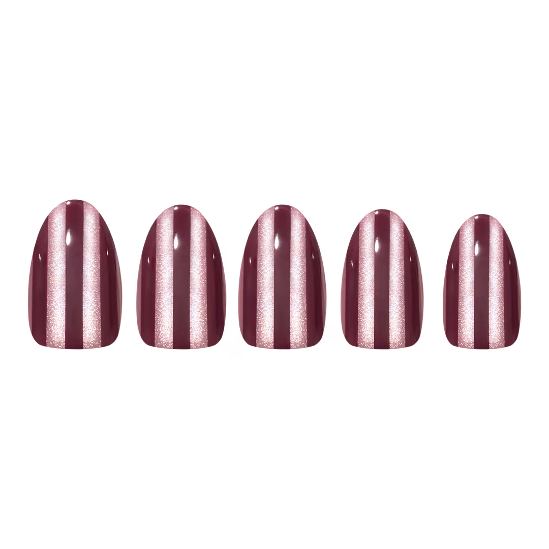 Glamnetic  Sugar Stripes Press-On Nails