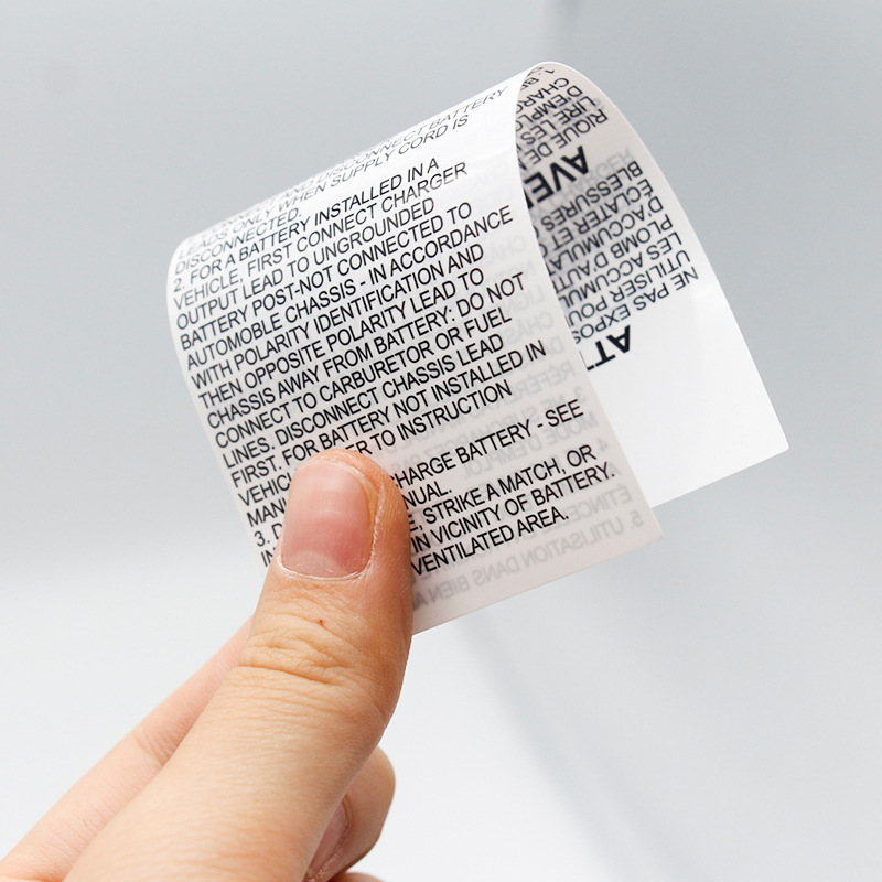 UL power cord label North American UL817 certified waterproof and wear-resistant tag sticker CUL power cord warning label
