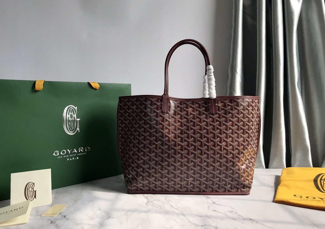 Replica Goyard GMLTY01CL03P Saint Louis GM Bag Wine Red