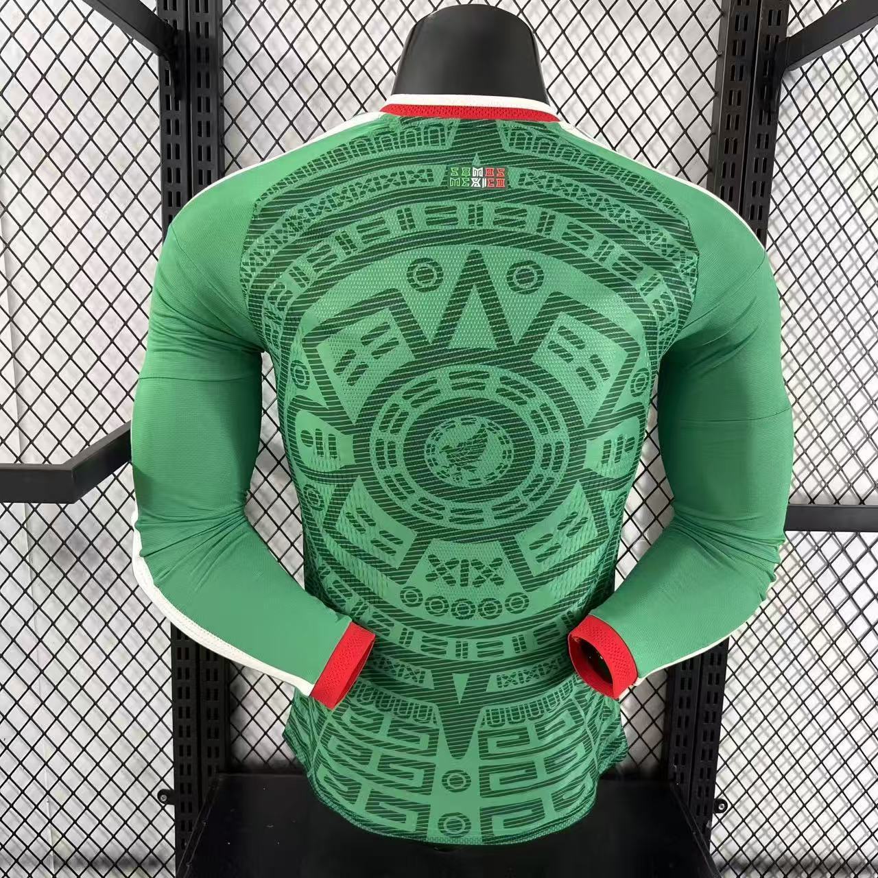 2025/2026 Mexico Home Long sleeves Football Shirt （Player Edition）