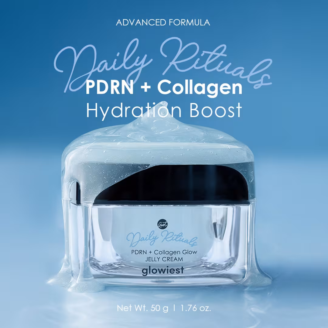 glowiest  Daily Rituals PDRN + Collagen Glow Jelly Cream
