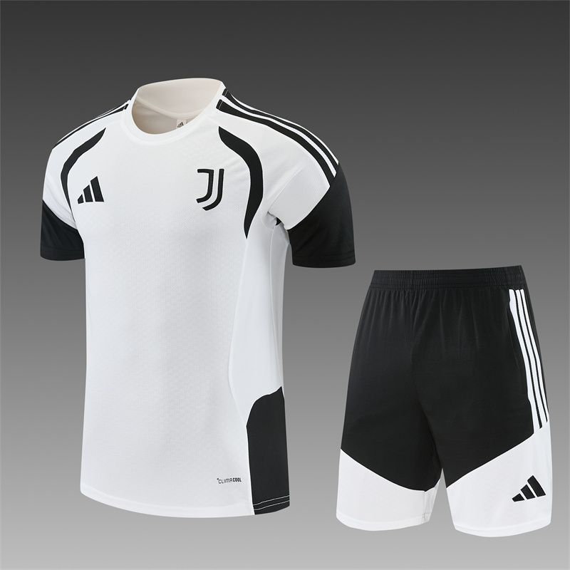2026/2027 Juventus short sleeves Training Uniform (adult Kids Kit)