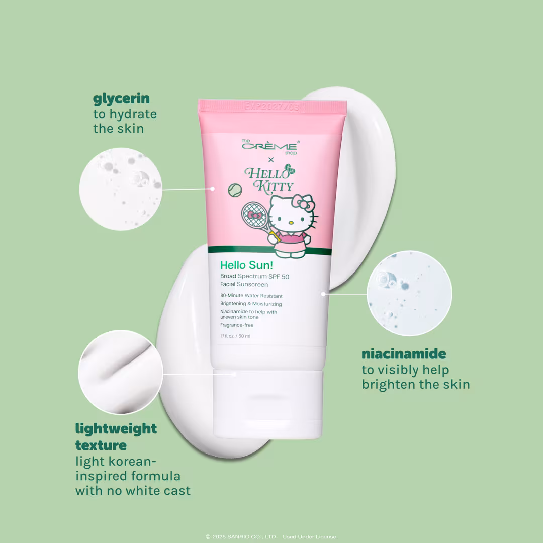 The Crème Shop  Hello Kitty Hello Sun Chemical Sunscreen