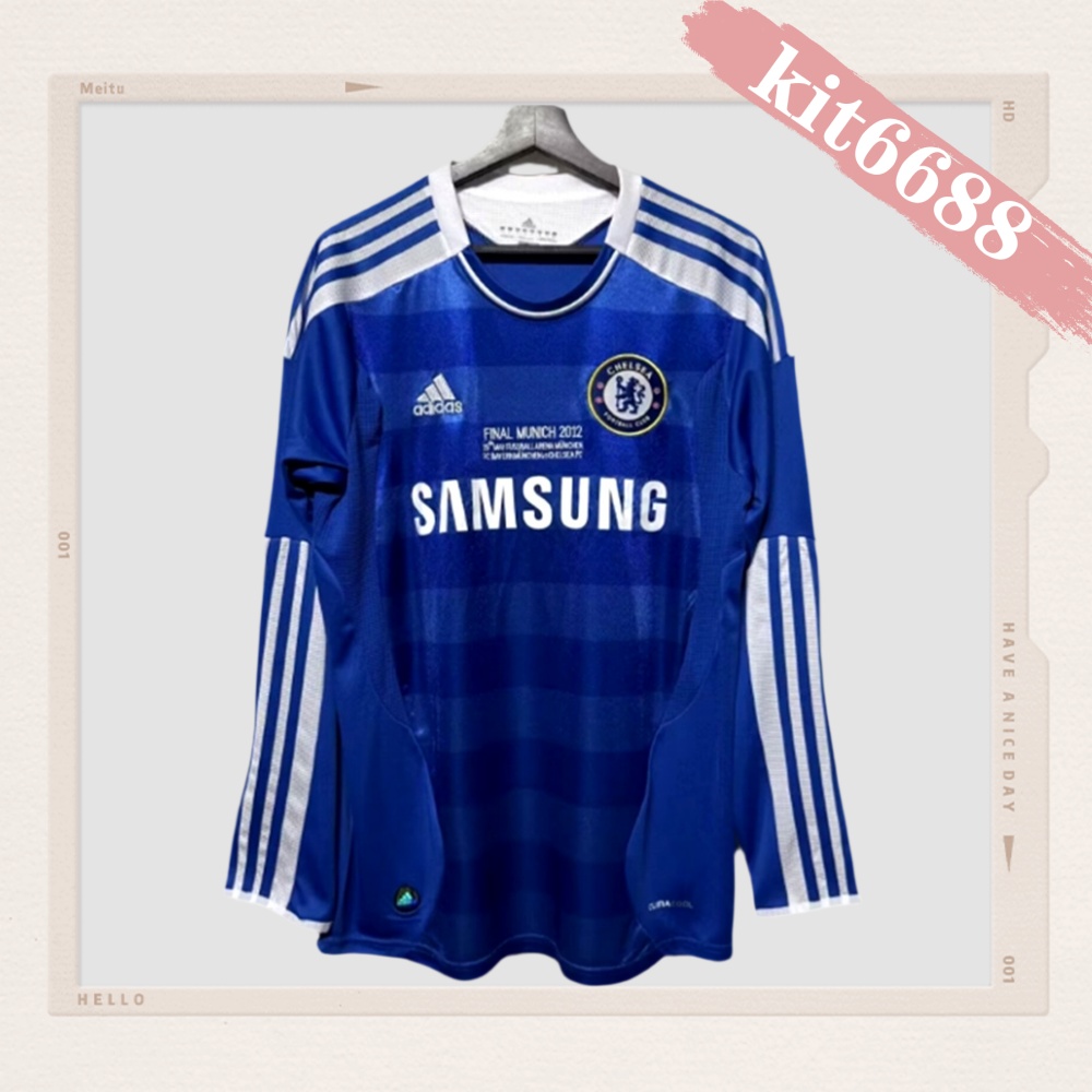 2011/2012 Chelsea Home Long Sleeve Retro Football Shirt (Fans)