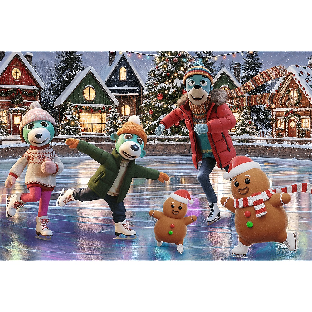 Puzzle Rodzina Treflików 100 El. Bert W Bombkach