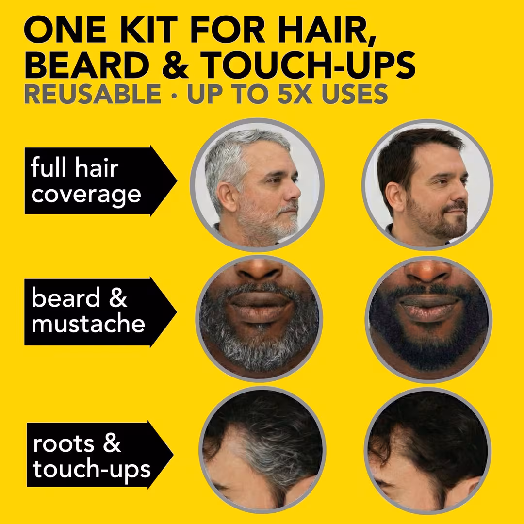 Cleverman  Reusable Beard & Hair Dye Kit