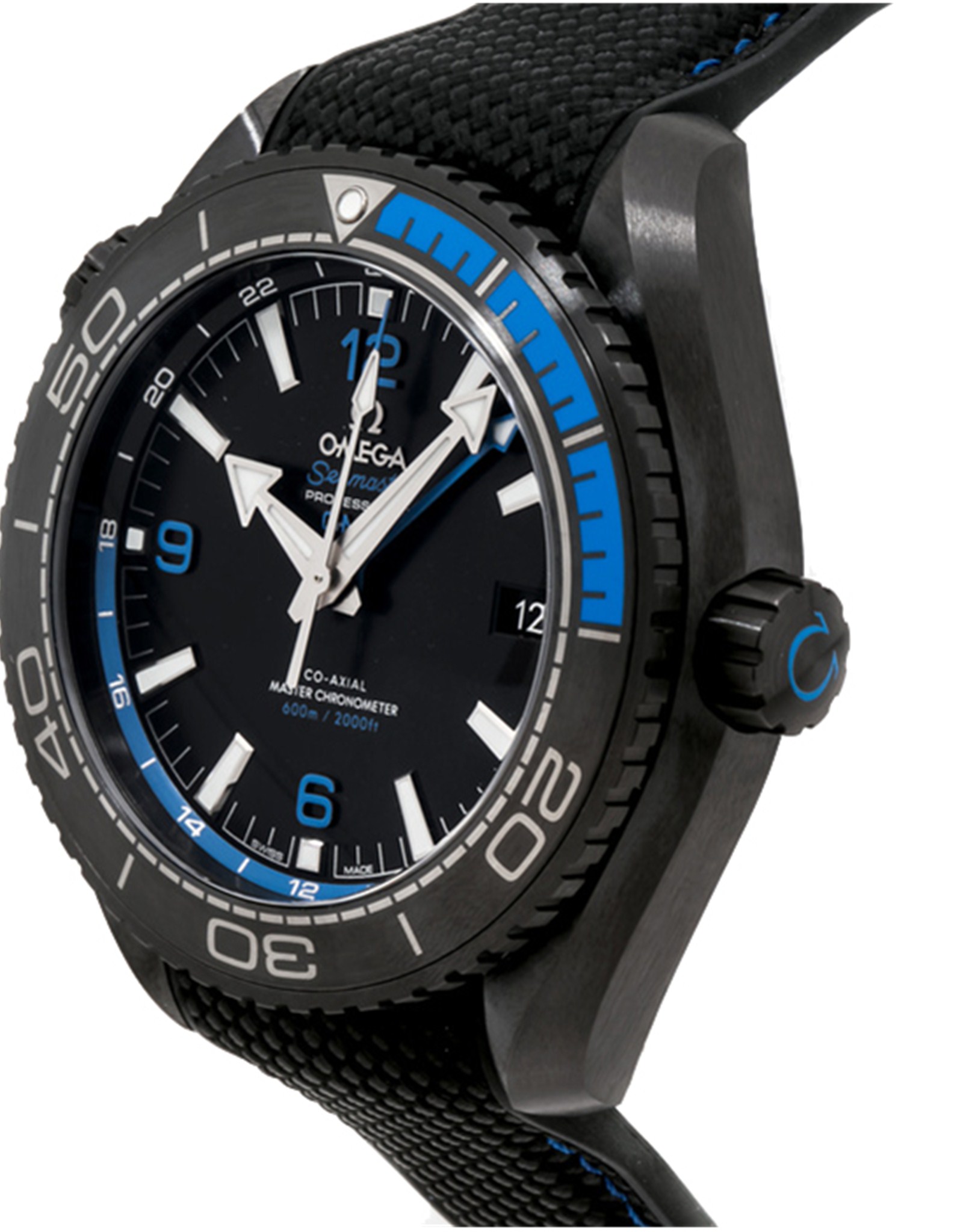 Replica Omega Planet Ocean Deep Black Automatic Men's Watch 215.92.46.22.01.002 45.5MM