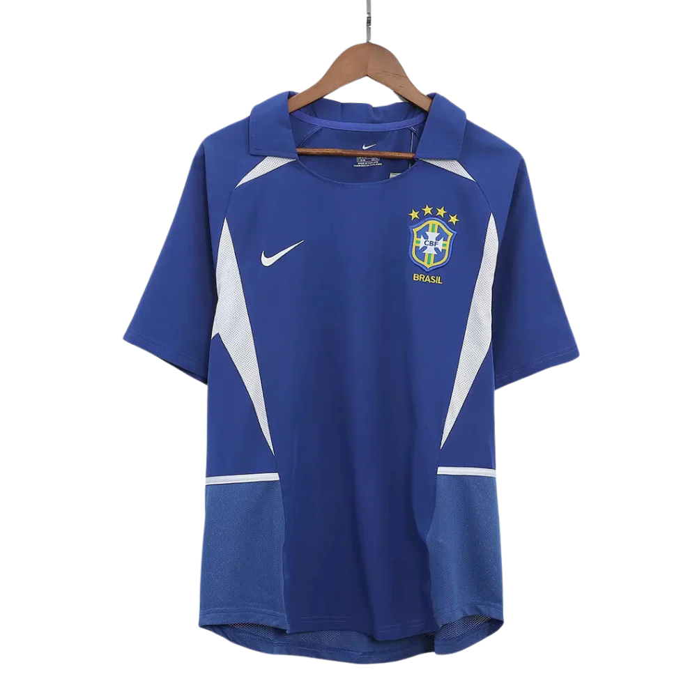 Retro 2002 Brazil Away Soccer Jersey