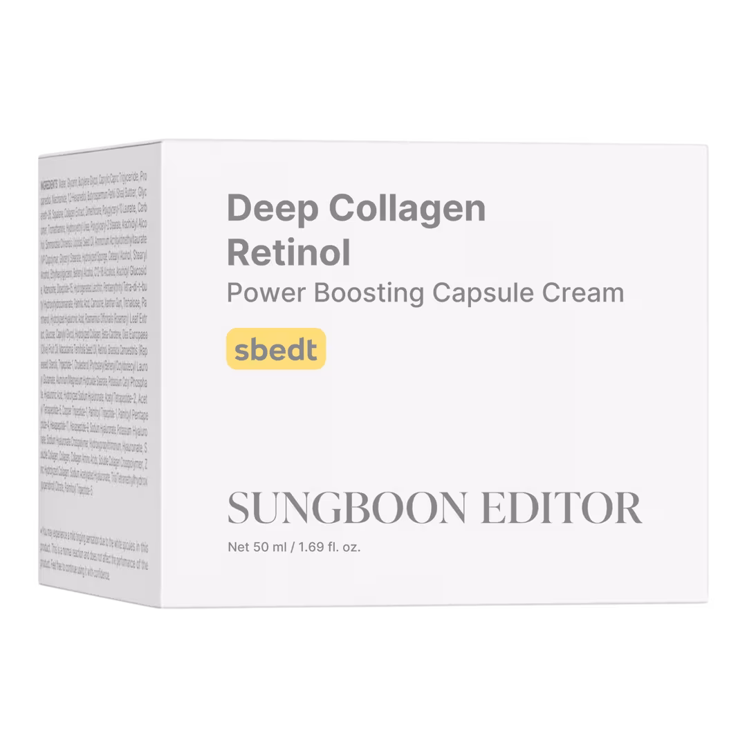 SUNGBOON EDITOR  Deep Collagen Retinol Power Boosting Spicule Capsule Cream