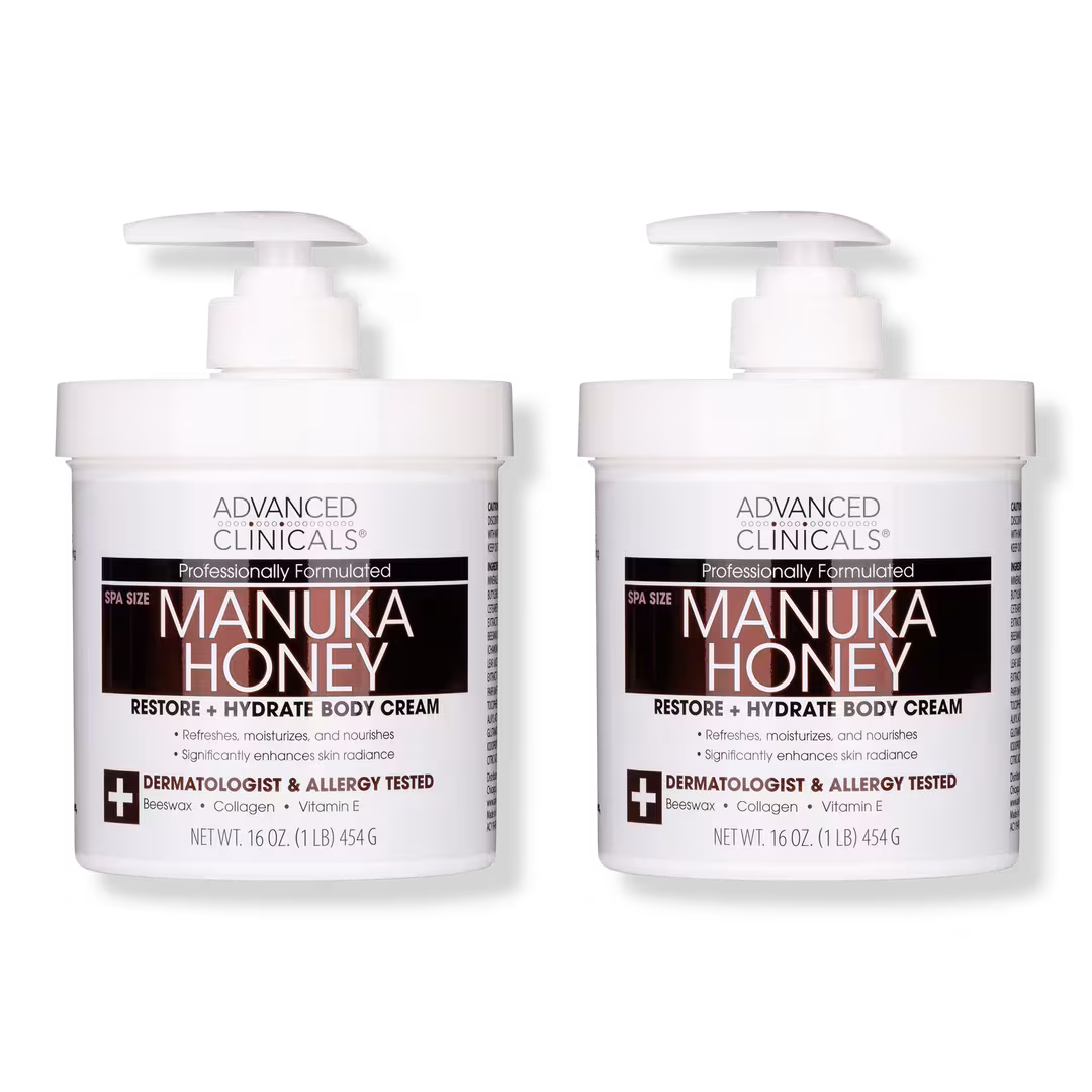 Advanced Clinicals  Manuka Honey Restore + Hydrate Body Cream
