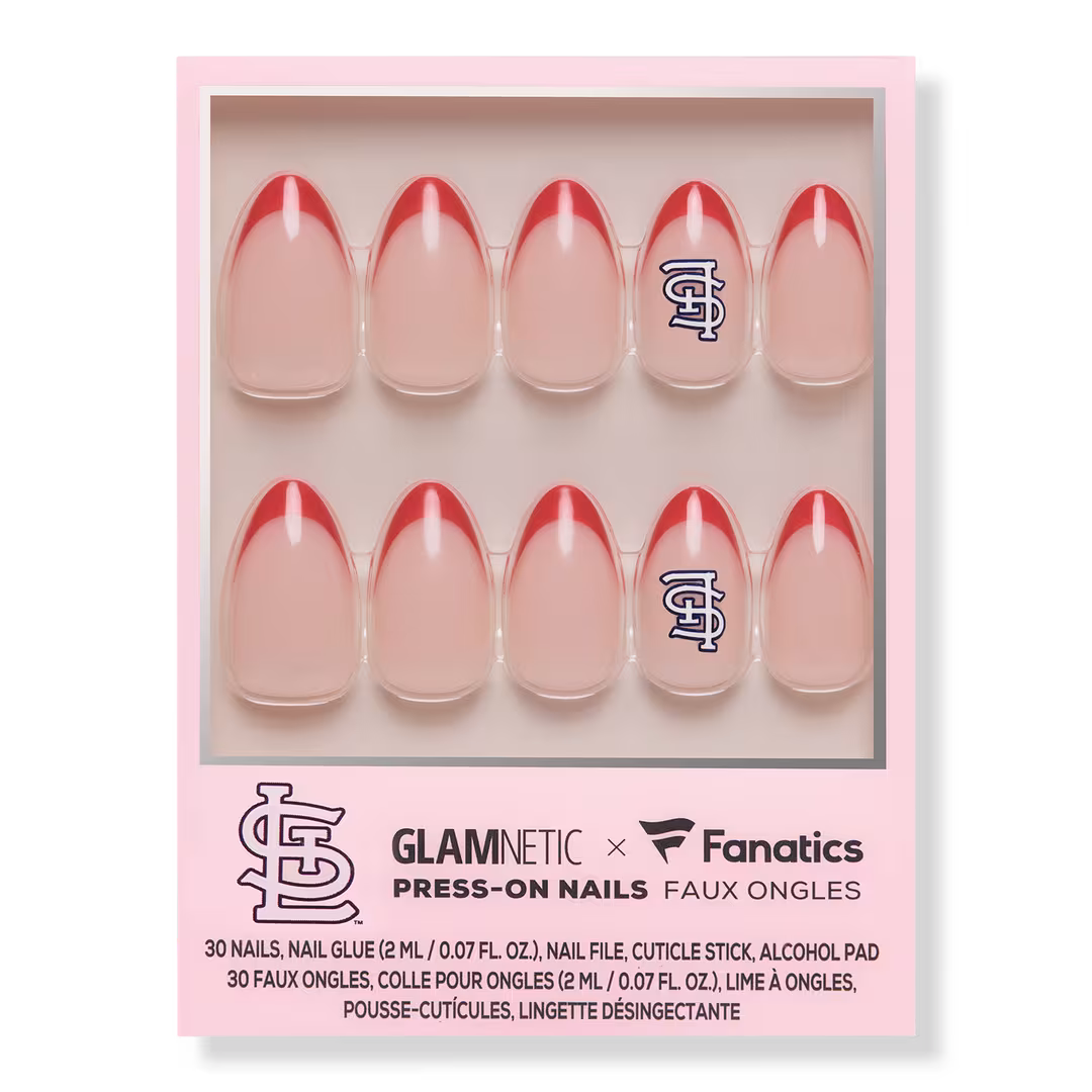 Glamnetic x Fanatics Nail  St. Louis Cardinals Press-On Nails