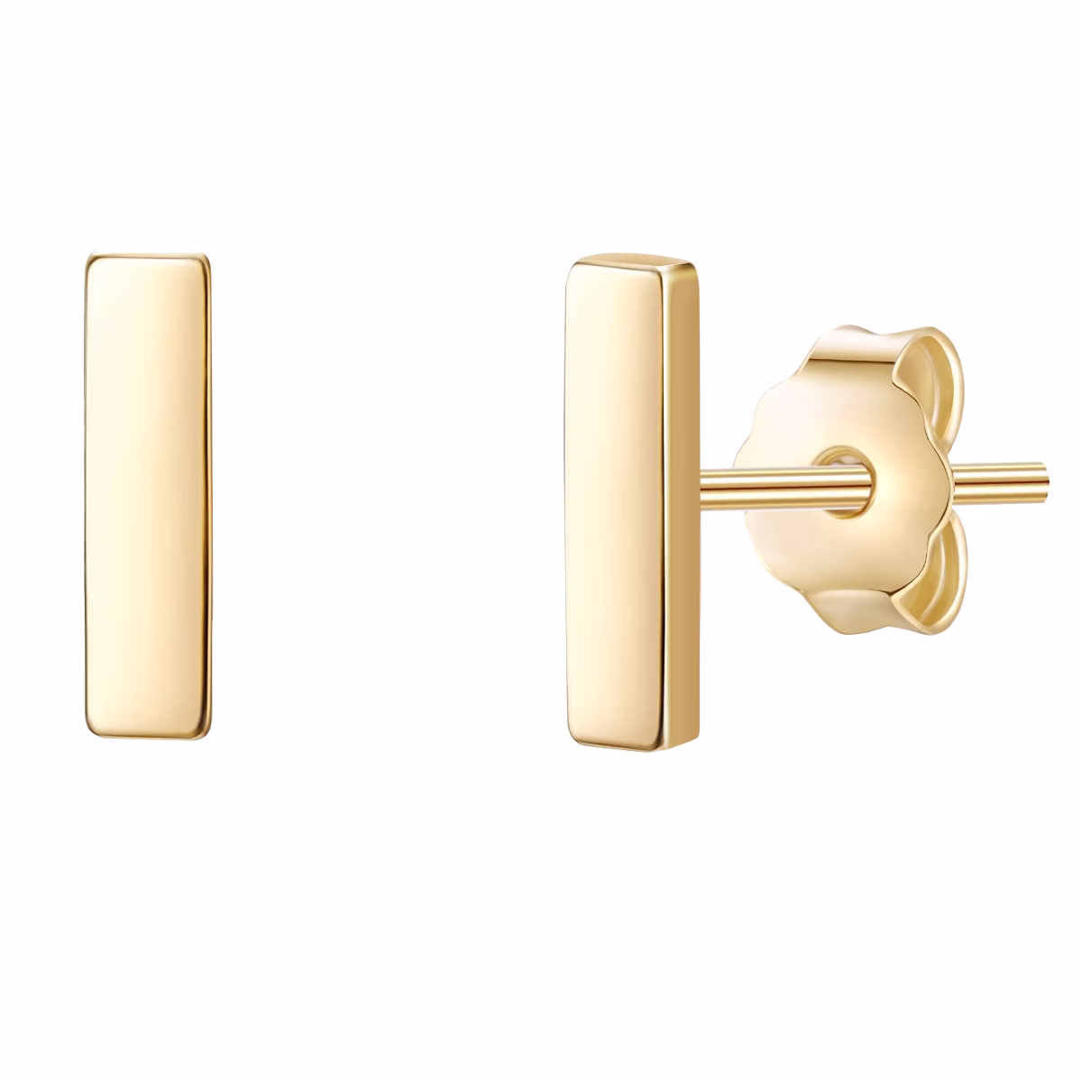 Ohrstecker Sterling Silber in Gelbgold