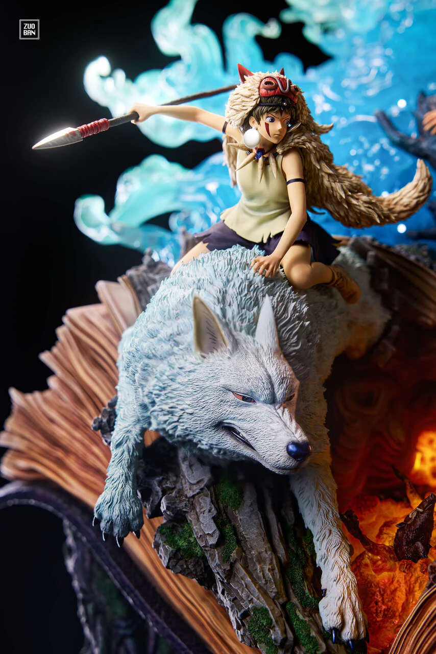 Studio Ghibli - Princess Mononoke | Resin Statue | by ZuoBan Studio