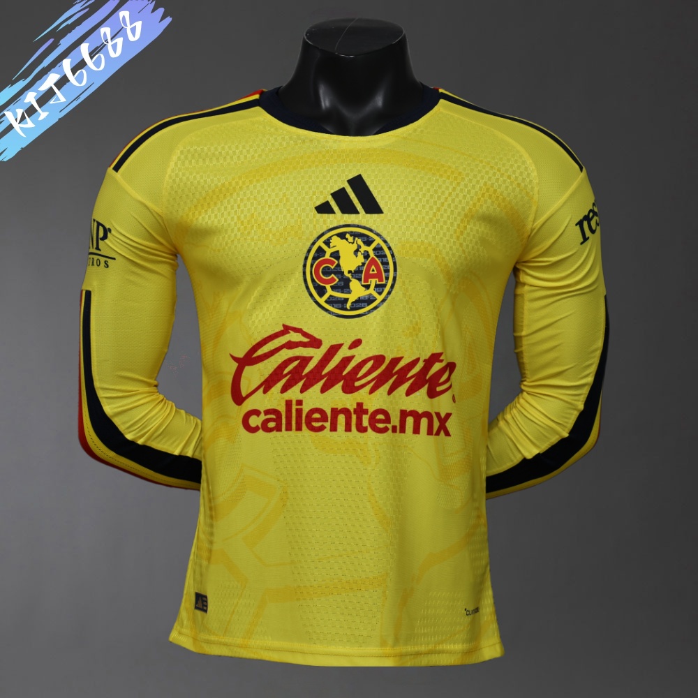 2026/2027 America home Long sleeves Football Shirt (Player version )