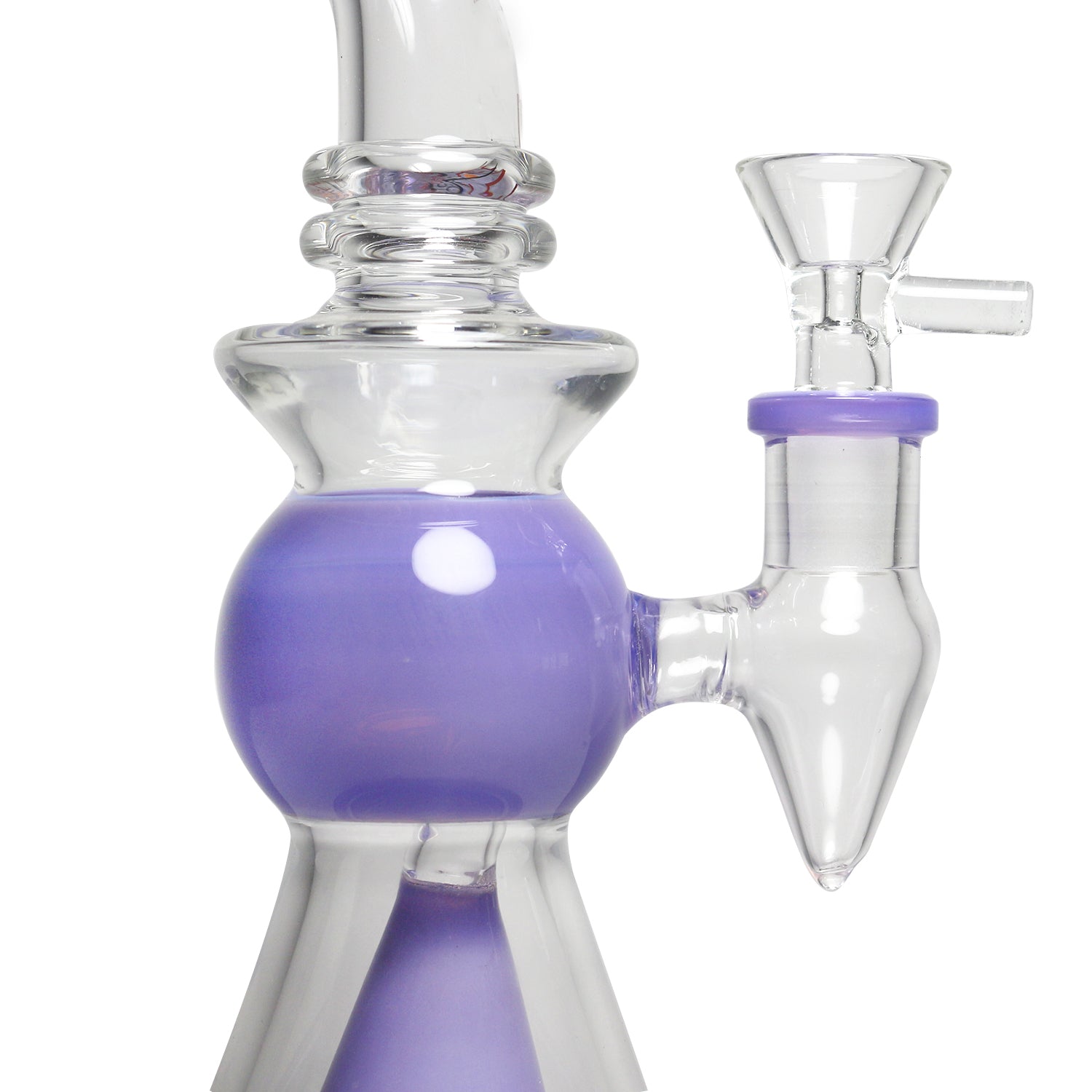9 Clear Glass Water Dab Rig