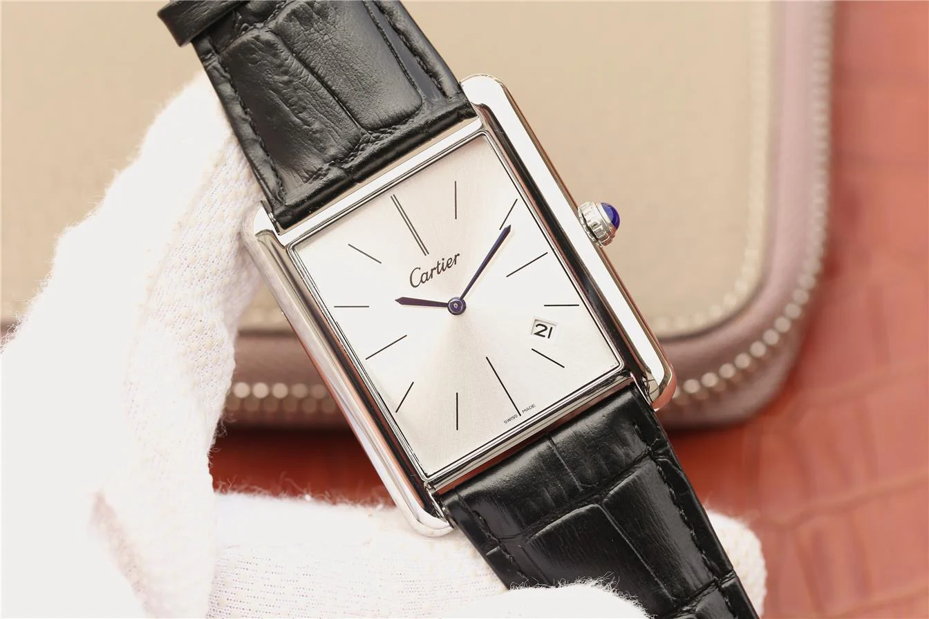 Cartier Watch TANK SOLO XI STEEL WHITE DIAL