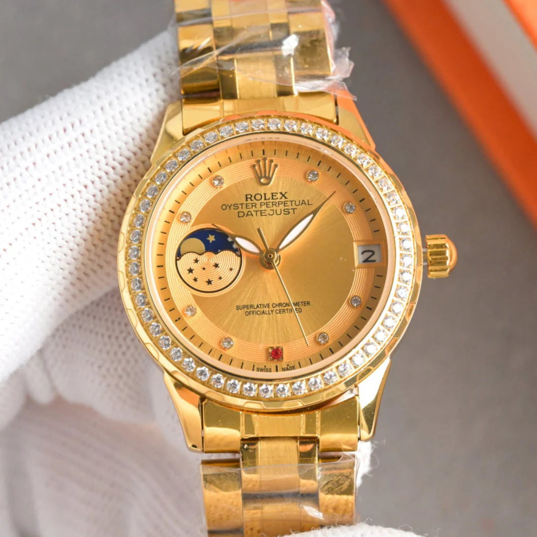 Rolex Watch Lady Datejust 36mm Diamond Stainless Steel