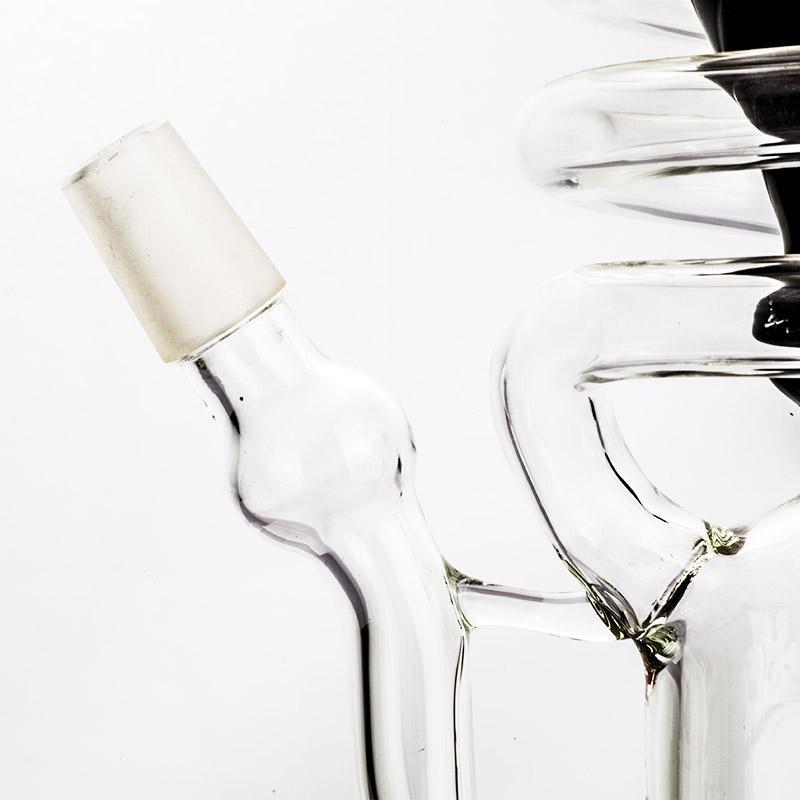 Recycler Thick Glass Dab Rig Set w/ Quartz Banger and Carb Cap