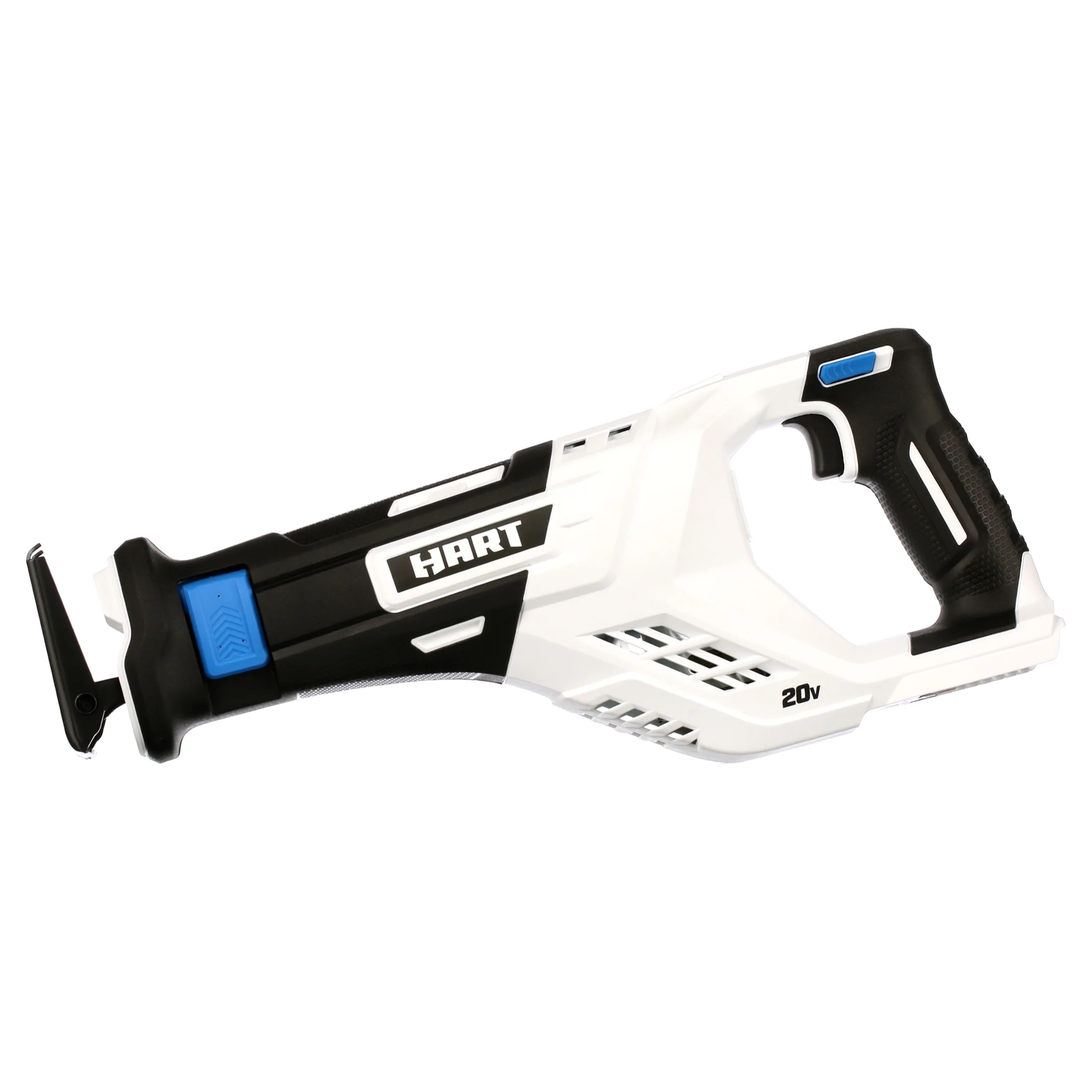 HART 20-Volt Reciprocating Saw with 2-Pack 2Ah Battery and Charger Starter Kit Bundle
