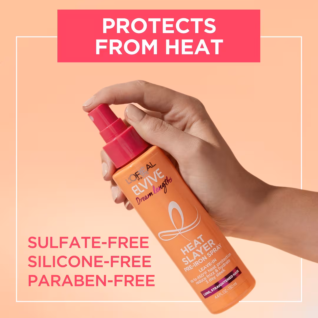 L'Oréal Paris  Elvive Dream Lengths Heat Slayer Pre-Iron Spray Leave-In