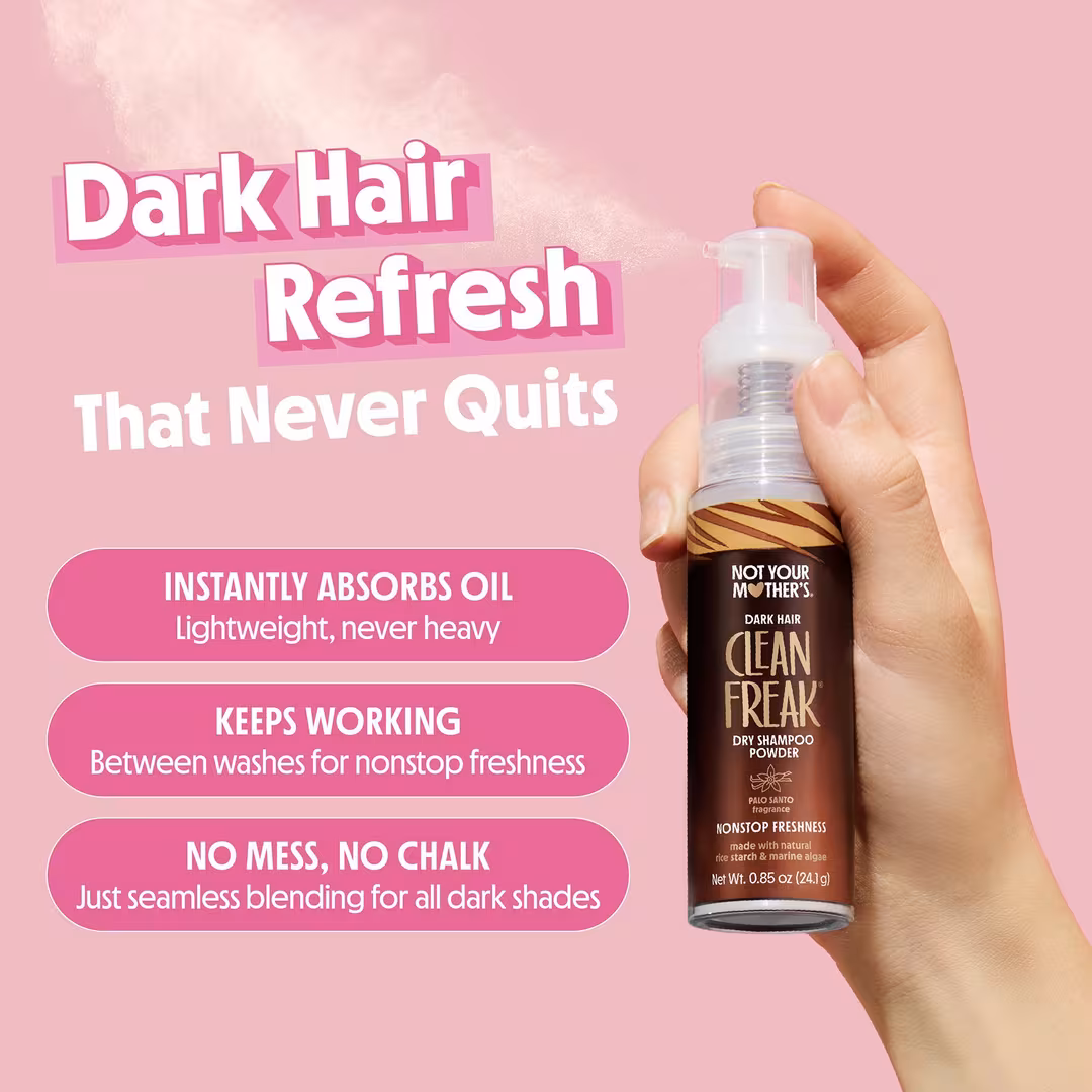 Not Your Mother's  Clean Freak Dark Hair Dry Shampoo Powder