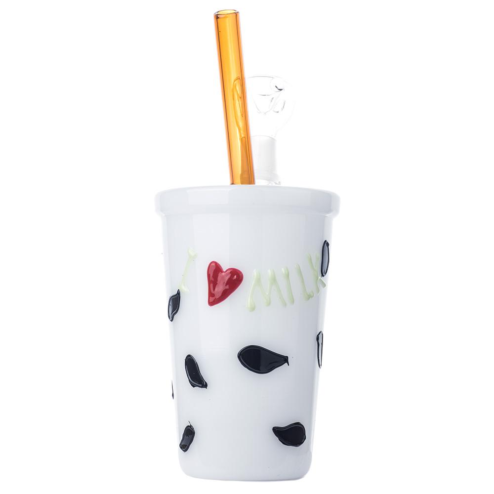 Milk Cup Theme Glass Bong