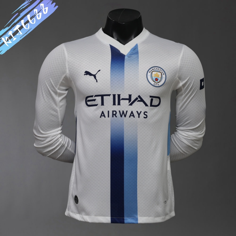 2025/2026 Manchester City Third Away long sleeves Football Shirt (Player version)