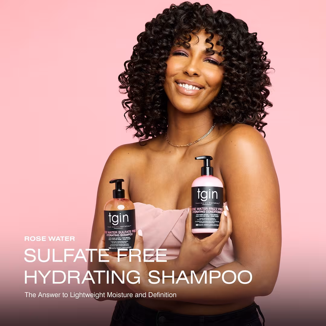 tgin  Rose Water Sulfate-Free Hydrating Shampoo