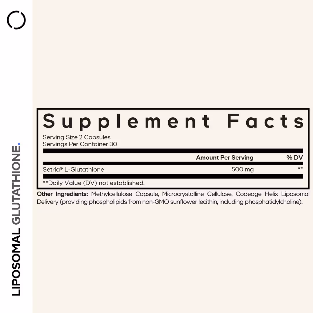 CODEAGE  Liposomal Glutathione with Phospholipid Complex