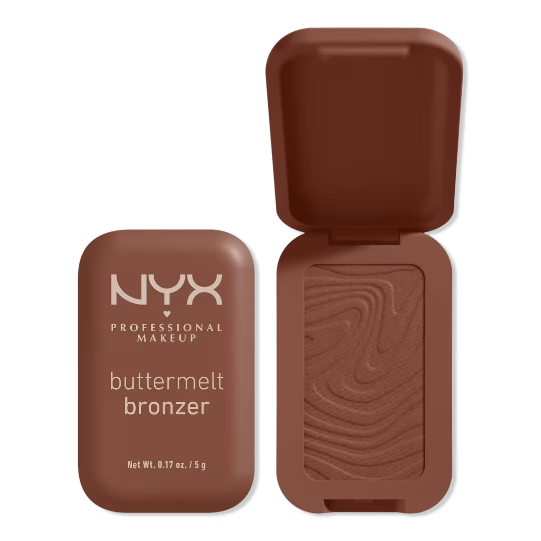 NYX Professional Makeup  Buttermelt Pressed Powder Natural Finish Bronzer