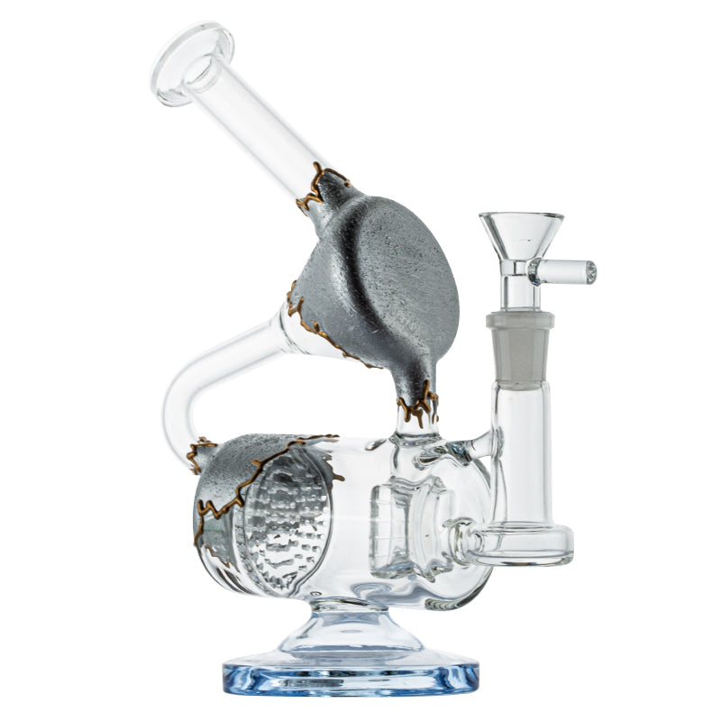 9 Multiple Perc Recycler Bong