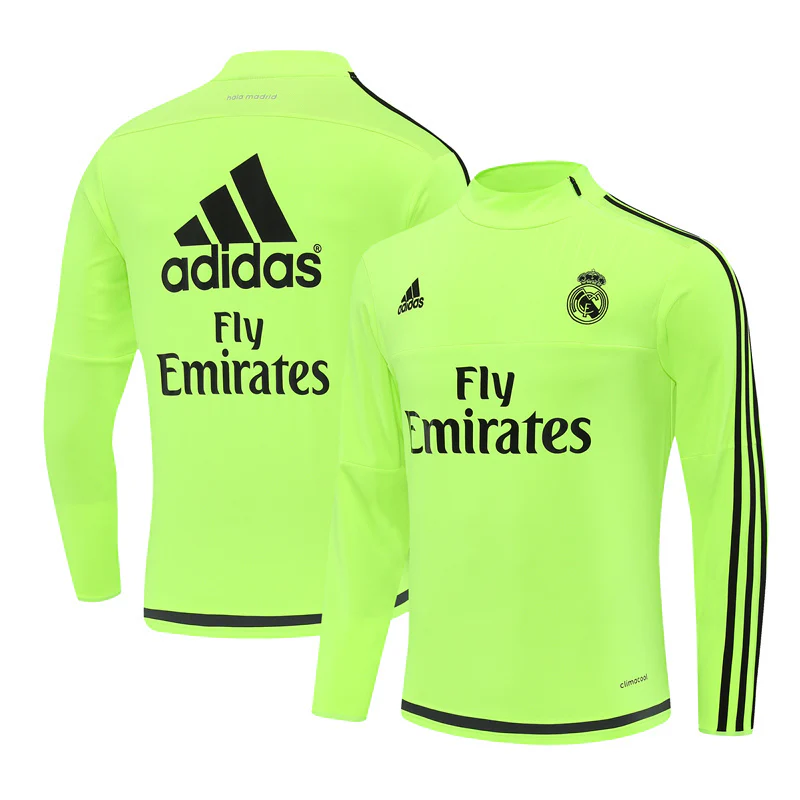 Real Madrid Training Jacket Men 2015 2016 Fluorescent Green