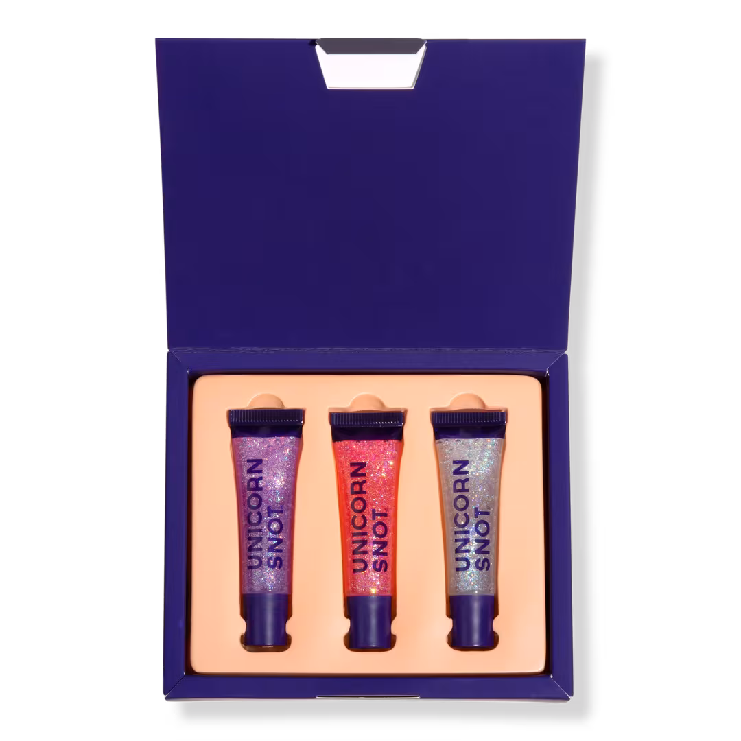 Unicorn Snot  Glitter Boss Lip Gloss Gift Set