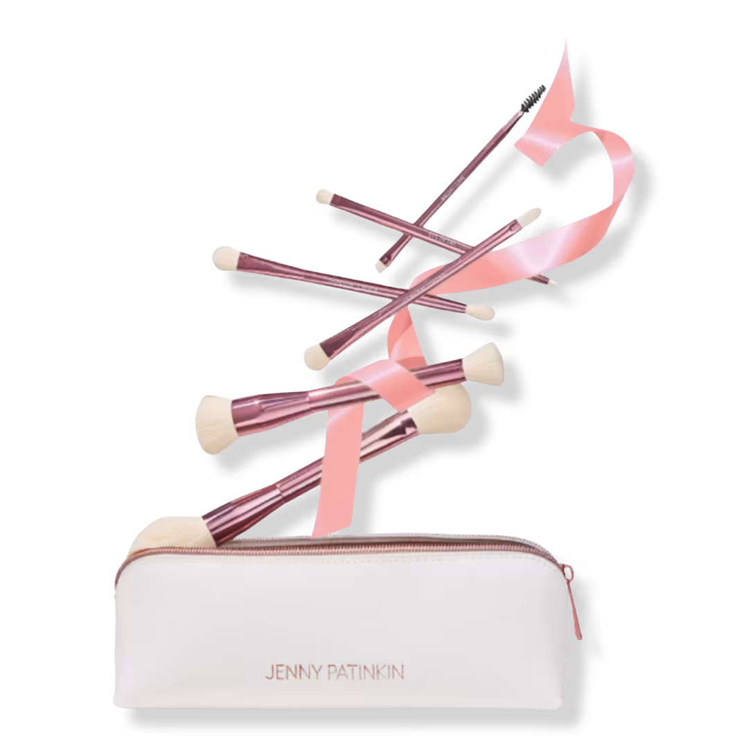 Jenny Patinkin  Sustainable Luxury Dual-Ended Makeup Brush Set | 12-in-1 Vegan Brushes