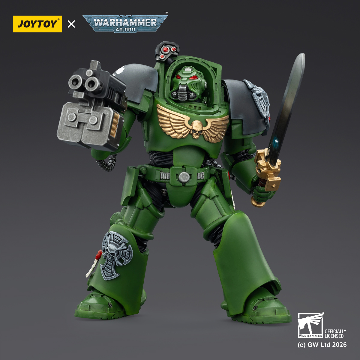 JOYTOY Warhammer 40k 1: 18 Salamanders Terminators - JOYTOY WORLD