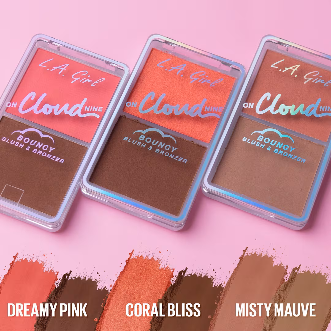 L.A. Girl  On Cloud Nine Bouncy Blush Bronzer Duo