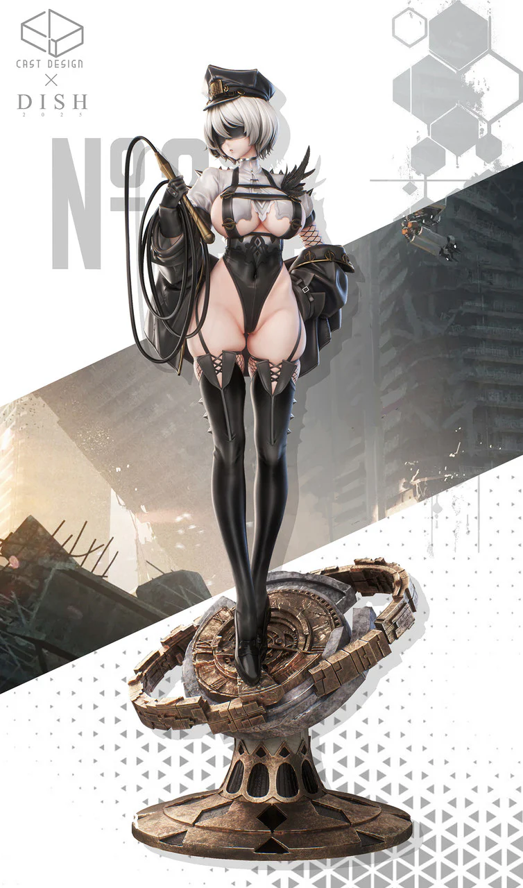 NieR:Automata - Instructor 2B | 1:4 Resin Statue | by Cast Design X Dish Studio