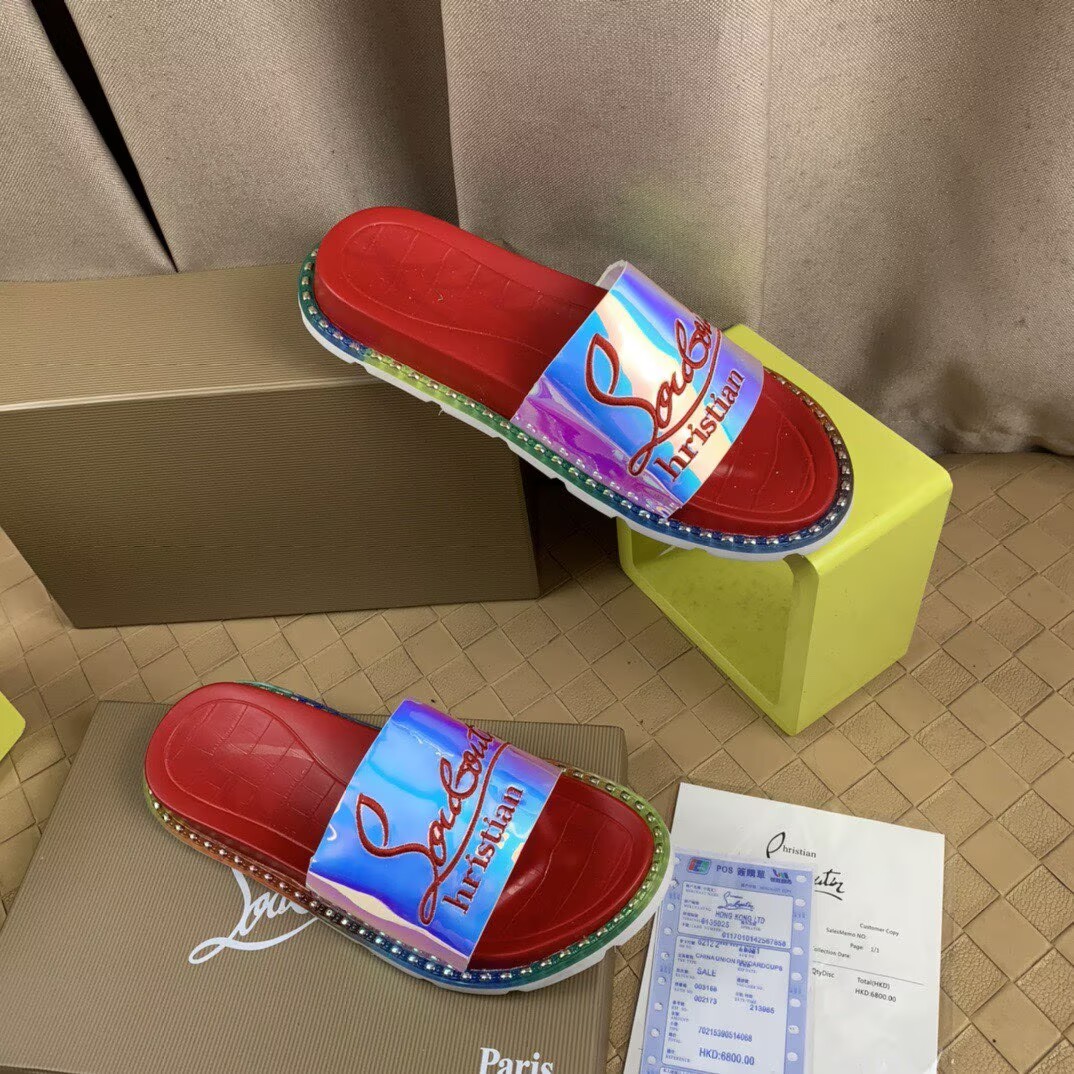 CHRISTIAN LOUBOUTIN SLIPPERS - CCSHOES
