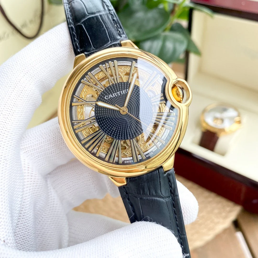 Cartier Watch BALLON BLEU 44MM SKELETON DIAL