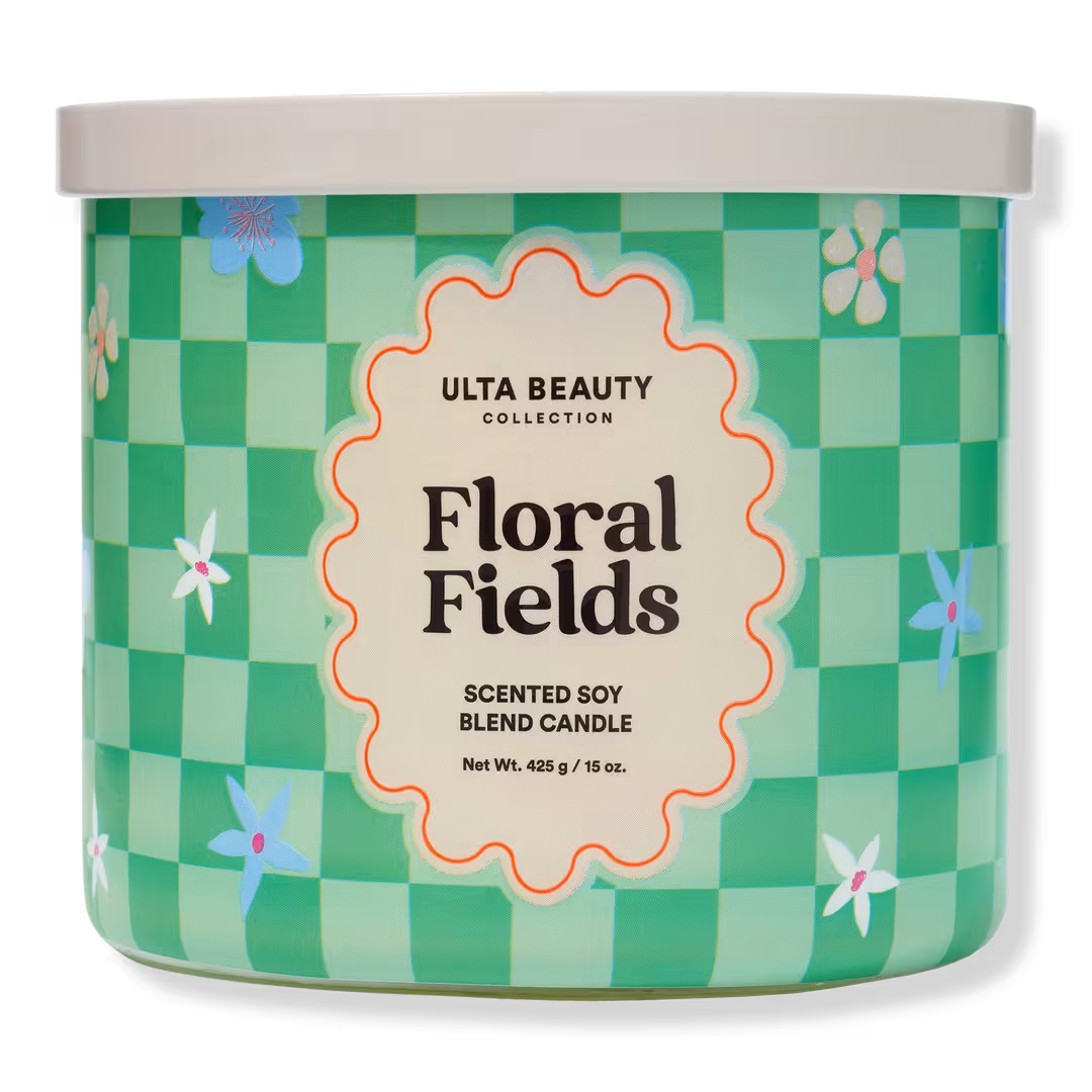 ULTA Beauty Collection  Floral Fields 3-Wick Scented Candle