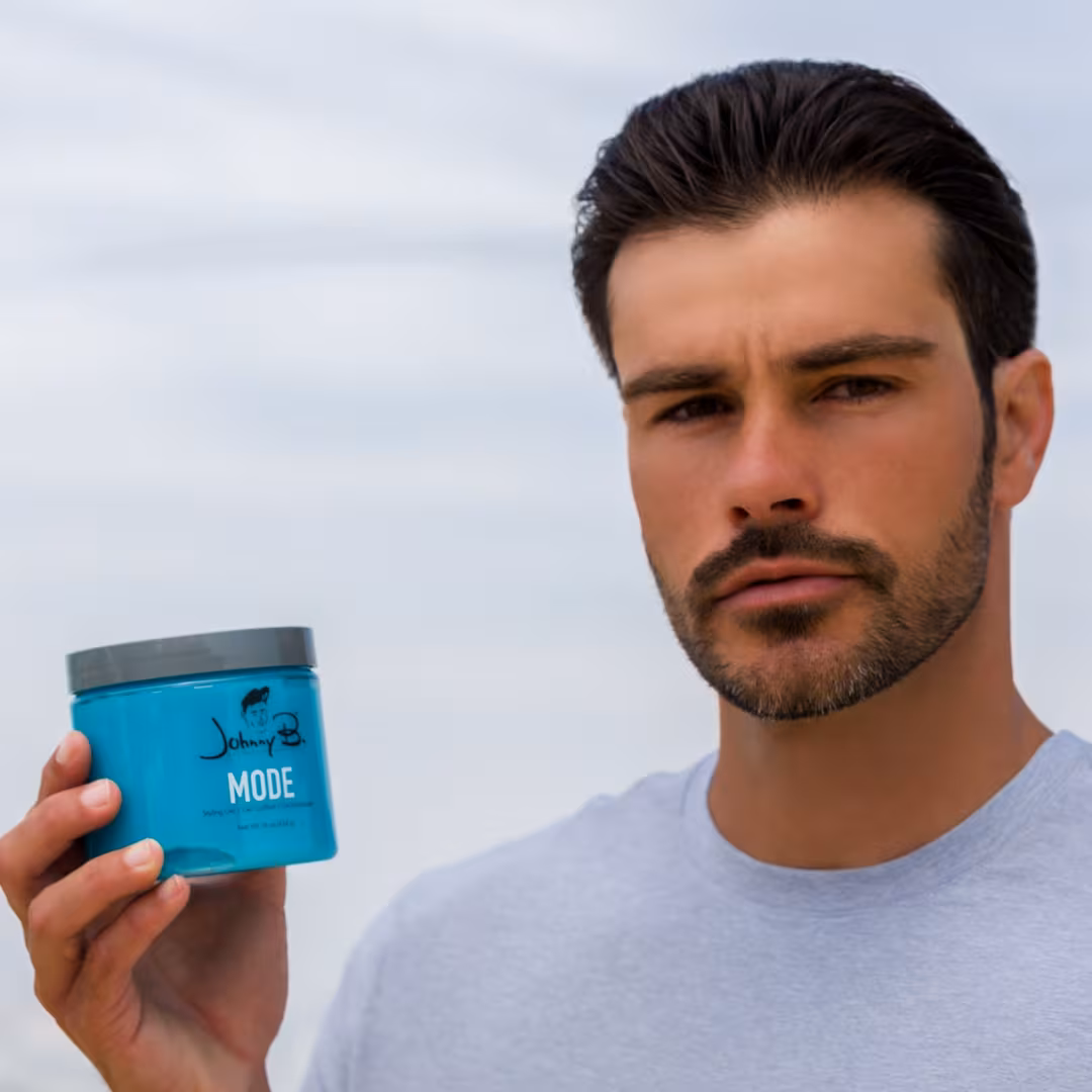 Johnny B. Hair Care  Mode Styling Gel & Brush Bundle