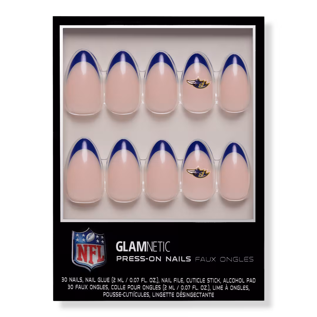 Glamnetic x Fanatics Nail  Baltimore Ravens Press-On Nails