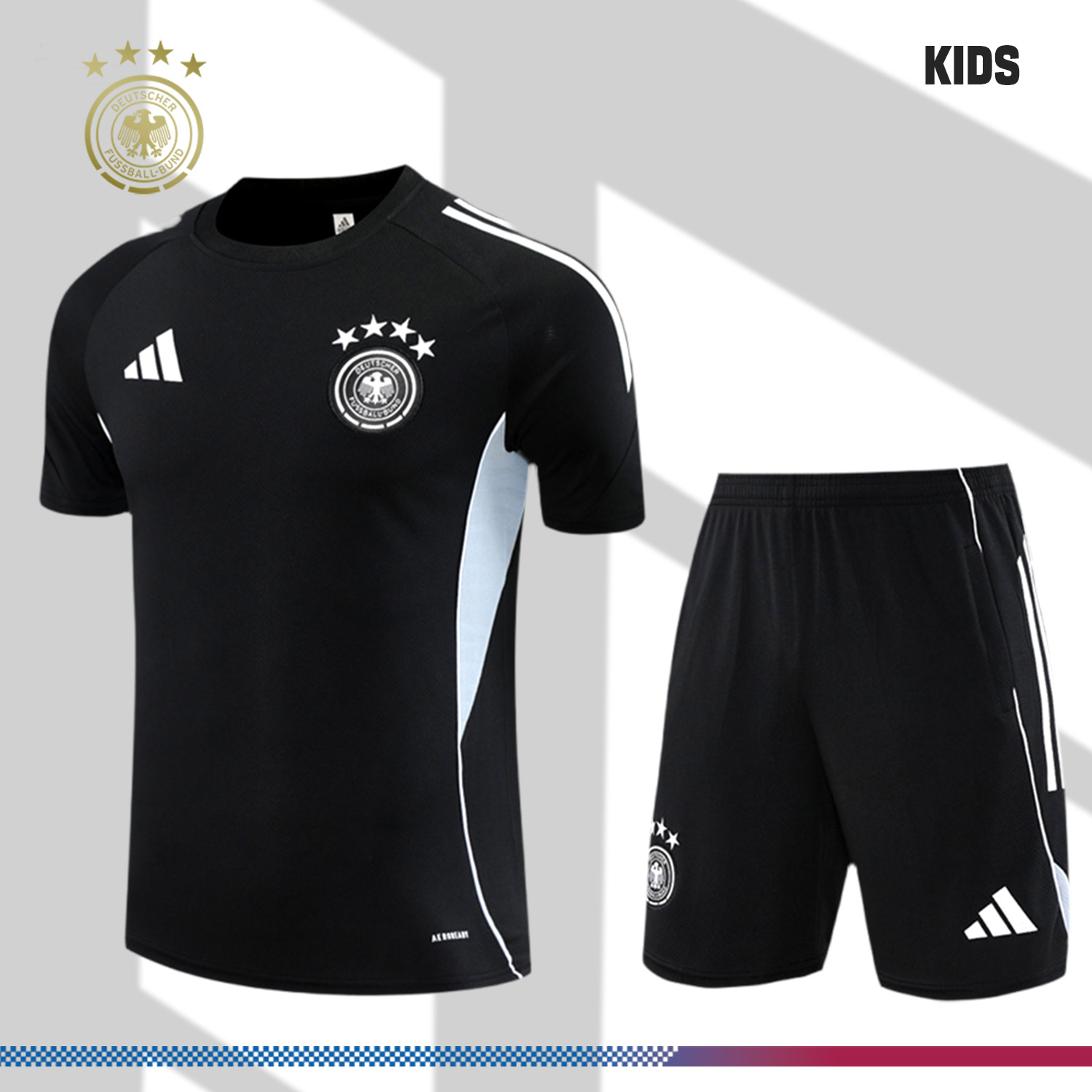 2025/2026 Germany Short Sleeve Training Kit (Kids Kit)