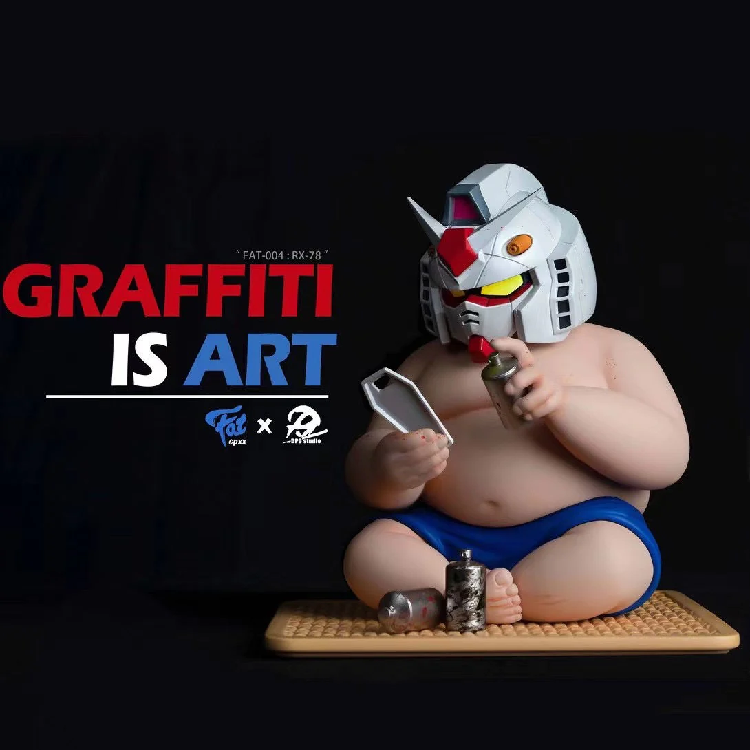CPXX x DP9 Studio - Fatty Gundam Graffiti Artist | 胖祖 艺术家