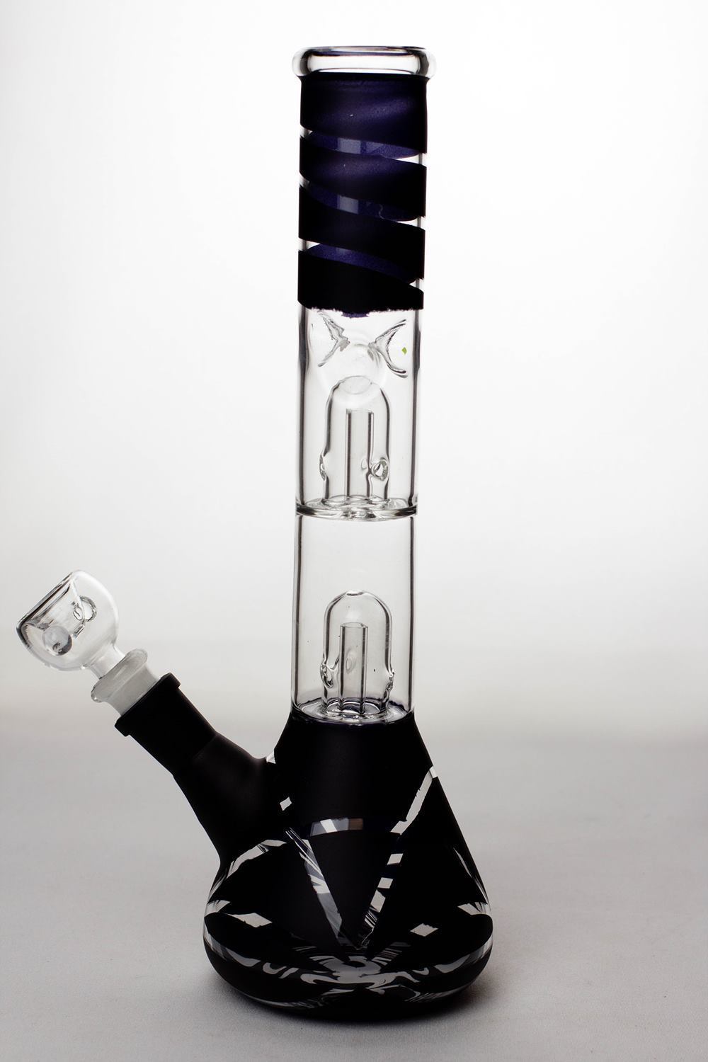 12 Double Dome Perc Beaker Bong
