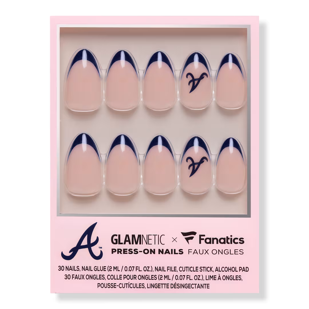 Glamnetic x Fanatics Nail  Atlanta Braves Press-On Nails
