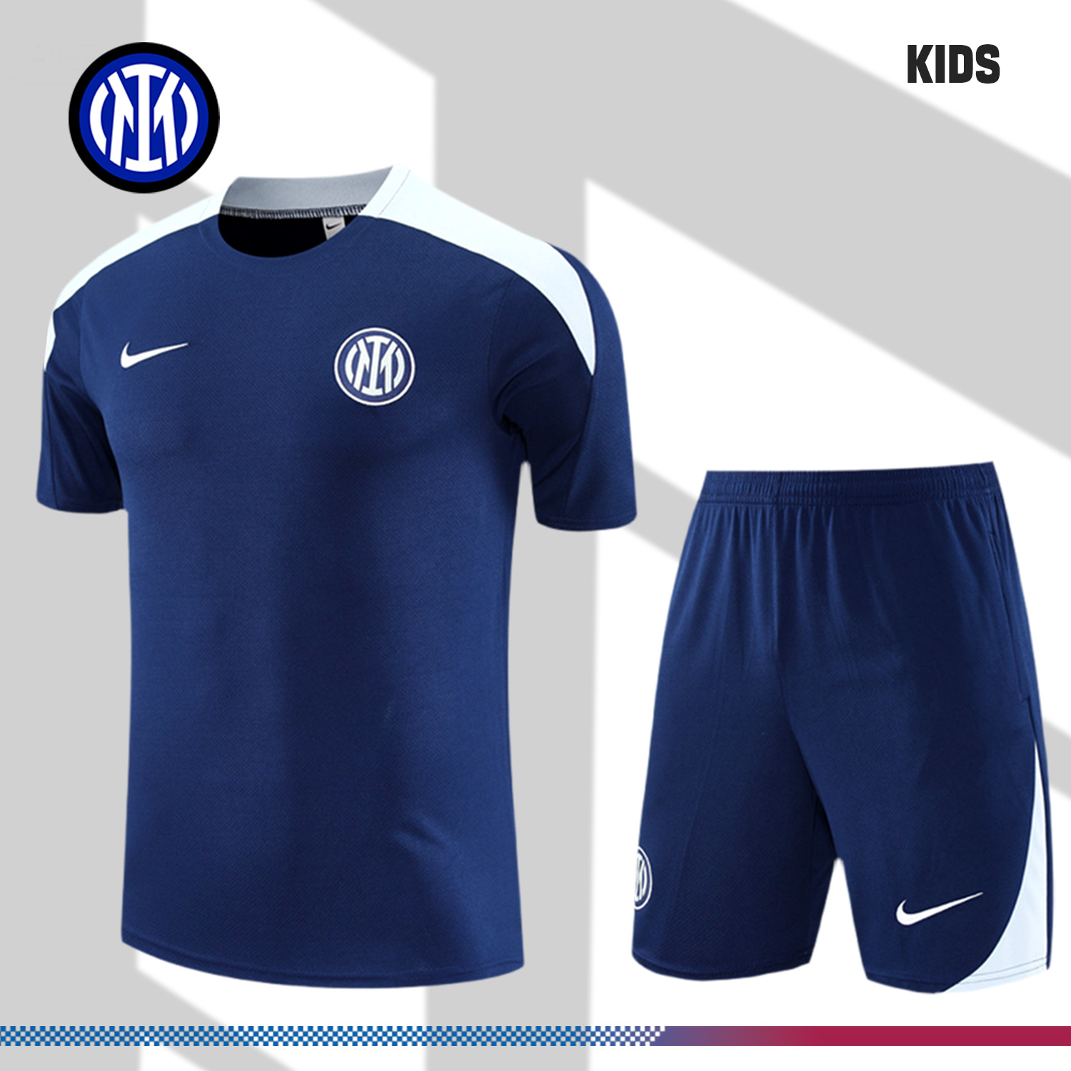 2025/2026 Inter Milan Short Sleeve Training Kit (Kids Kit)
